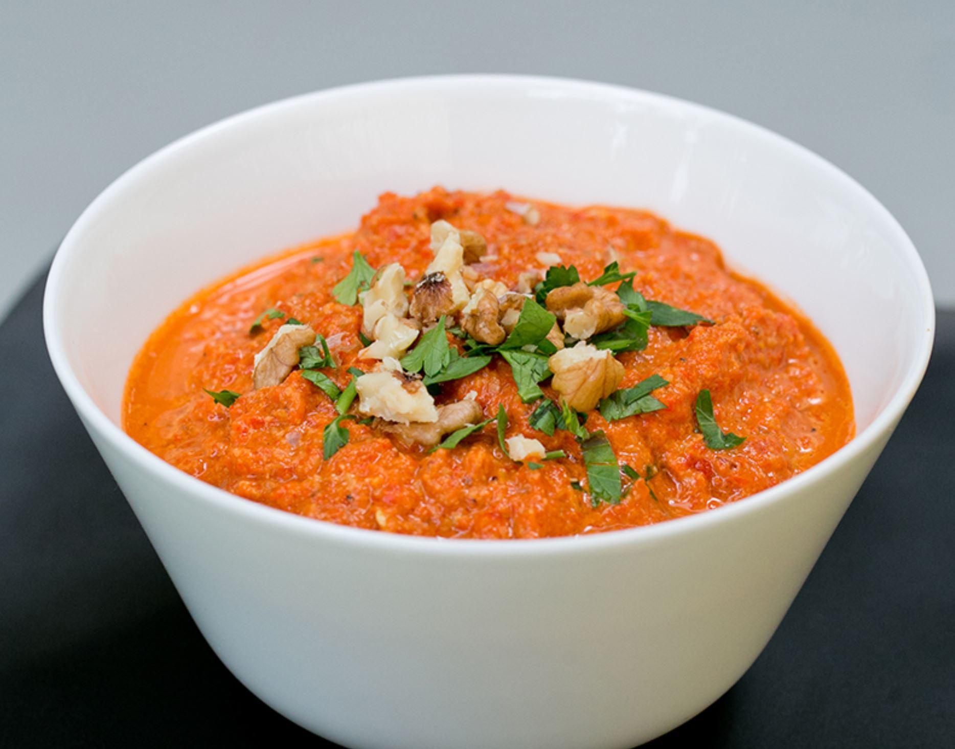 Gazpacho With Walnuts & Parsley